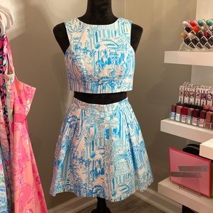 Lilly Pulitzer La Via Loca crop set